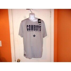 New Era Dallas Cowboys XL Gray Preseason Performance Shirt NWT